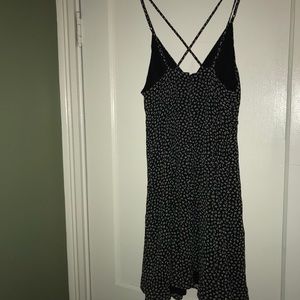 Dress with cross straps